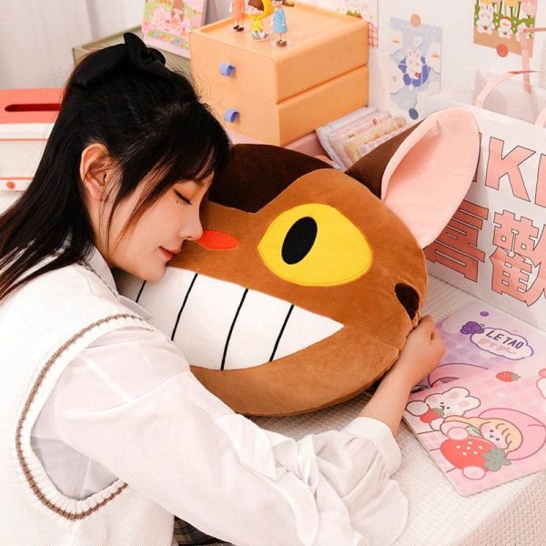 Totoro Poster - My Neighbor Totoro Catbus & KiKi’s Delivery Service Jiji Stuffed Pillow-House Decor, Kiki's Delivery Service, My Neighbor Totoro, Other, Plushies, Totoro Poster