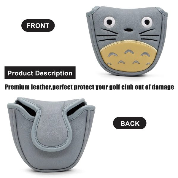 Kawagoe Totoro Forest - My Neighbor Totoro Golf Putter Headcover With Magnetic Closure-Accessories, Kawagoe Totoro Forest, My Neighbor Totoro, Other