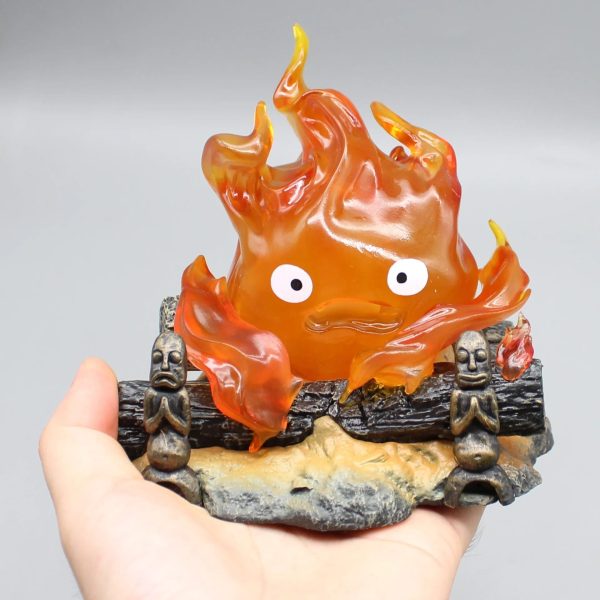 Howl's Moving Castle Book - Calcifer PVC Action Figure Decorative Lamp 12cm-calcifer, House Decor, Howl's Moving Castle, Howl's Moving Castle Book, Other