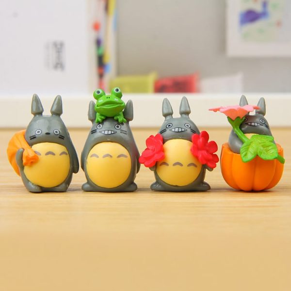 Totoro Plush Toy - My Neighbor Totoro Figurines Garden Miniature Decor 8pcs/set-Figure, House Decor, My Neighbor Totoro, Other, Totoro Plush Toy, Toy Figure