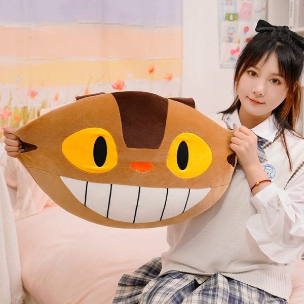 Totoro Poster - My Neighbor Totoro Catbus & KiKi’s Delivery Service Jiji Stuffed Pillow-House Decor, Kiki's Delivery Service, My Neighbor Totoro, Other, Plushies, Totoro Poster