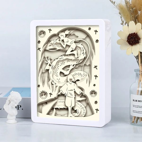 Spirit Away - Spirited Away 3D Paper Carving Art Light Box-House Decor, Kamaji Spirited Away, Like Spirited Away, Other, Spirit Away, Spirited Away