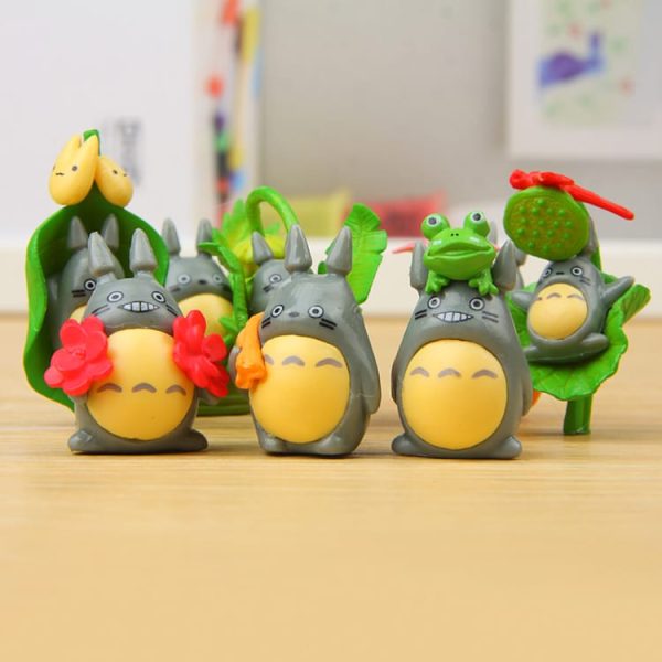 Totoro Plush Toy - My Neighbor Totoro Figurines Garden Miniature Decor 8pcs/set-Figure, House Decor, My Neighbor Totoro, Other, Totoro Plush Toy, Toy Figure