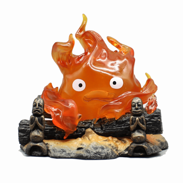 Howl's Moving Castle Book - Calcifer PVC Action Figure Decorative Lamp 12cm-calcifer, House Decor, Howl's Moving Castle, Howl's Moving Castle Book, Other