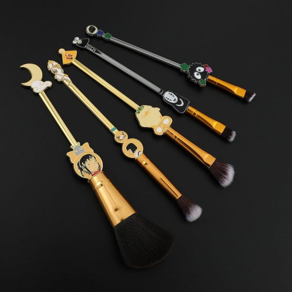 Spirited Away Showtimes - Spirited Away Makeup Brushes Set 5pcs-Accessories, Other, Spirited Away, Spirited Away Showtimes