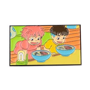 English Ponyo Cast - Ponyo on the Cliff Cute Badge Pin-Accessories, English Ponyo Cast, Other, ponyo