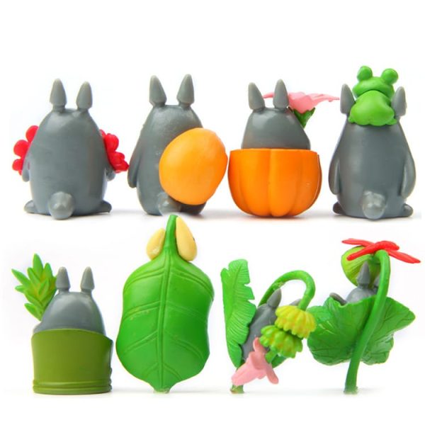 Totoro Plush Toy - My Neighbor Totoro Figurines Garden Miniature Decor 8pcs/set-Figure, House Decor, My Neighbor Totoro, Other, Totoro Plush Toy, Toy Figure