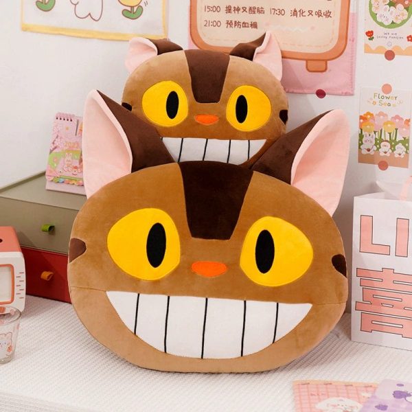 Totoro Poster - My Neighbor Totoro Catbus & KiKi’s Delivery Service Jiji Stuffed Pillow-House Decor, Kiki's Delivery Service, My Neighbor Totoro, Other, Plushies, Totoro Poster