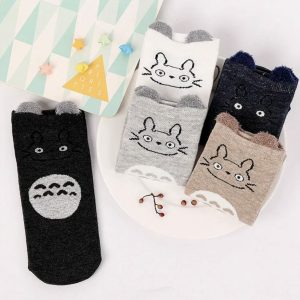 Totoro Onesie - My Neighbor Totoro Cute Fluffy Ears Socks-Accessories, My Neighbor Totoro, Totoro Onesie