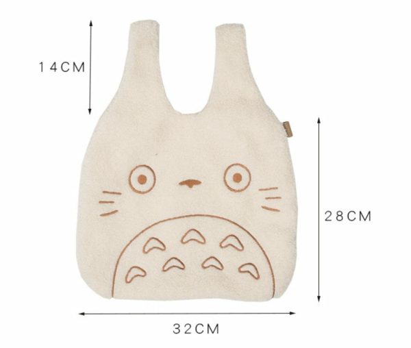 Totoro Dust Sprites - My Neighbor Totoro Cartoon Corduroy Tote Bag-Accessories, Bags, My Neighbor Totoro, Other, Totoro Dust Sprites