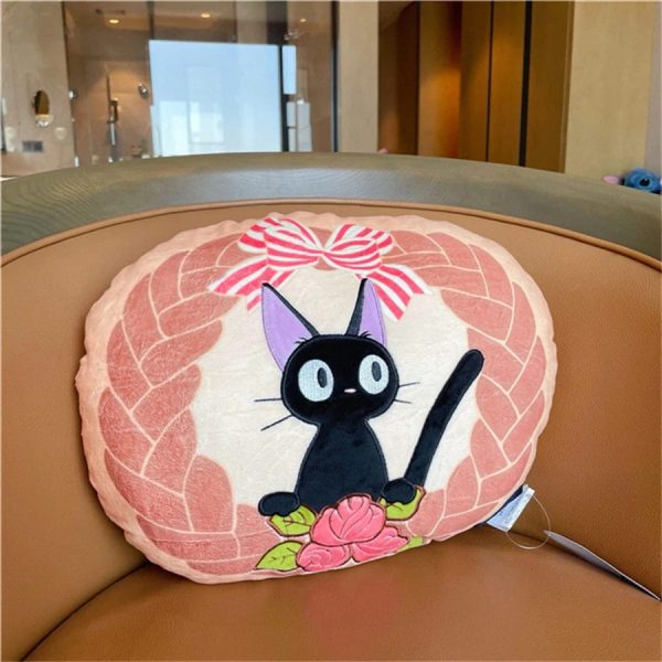 Kiki Kiki's Delivery Service - Kiki’s Delivery Service Jiji Embroidered Soft Cushion 35cm-House Decor, Kiki Kiki's Delivery Service, Kiki's Delivery Service, Other, Plushies