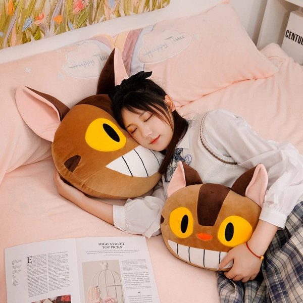 Totoro Poster - My Neighbor Totoro Catbus & KiKi’s Delivery Service Jiji Stuffed Pillow-House Decor, Kiki's Delivery Service, My Neighbor Totoro, Other, Plushies, Totoro Poster