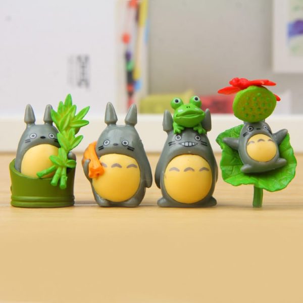 Totoro Plush Toy - My Neighbor Totoro Figurines Garden Miniature Decor 8pcs/set-Figure, House Decor, My Neighbor Totoro, Other, Totoro Plush Toy, Toy Figure