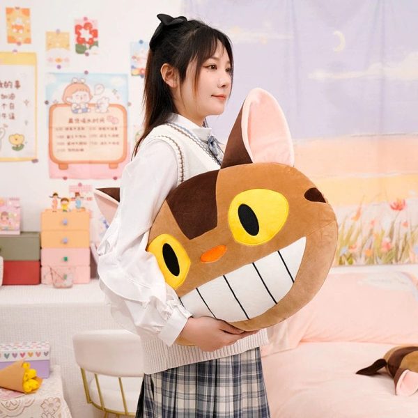 Totoro Poster - My Neighbor Totoro Catbus & KiKi’s Delivery Service Jiji Stuffed Pillow-House Decor, Kiki's Delivery Service, My Neighbor Totoro, Other, Plushies, Totoro Poster