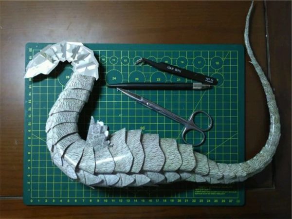 Tales from Earthsea 3D Dragon paper model-Figure, House Decor, Toy Figure