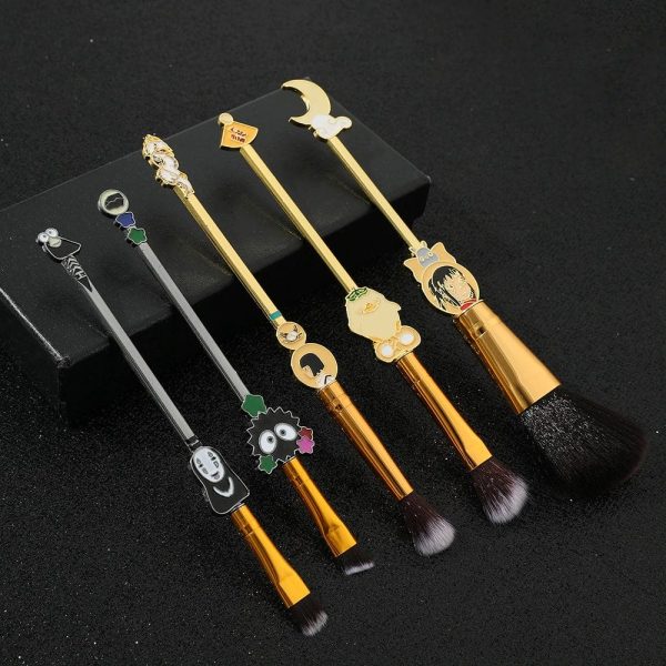 Spirited Away Showtimes - Spirited Away Makeup Brushes Set 5pcs-Accessories, Other, Spirited Away, Spirited Away Showtimes