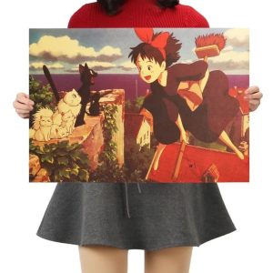 Ursula Kiki's Delivery Service - Kiki’s Delivery Service Classic Kraft Paper Poster-House Decor, Kiki's Delivery Service, Other, Poster, Ursula Kiki's Delivery Service