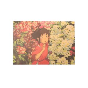 Spirited Away In Theaters - Spirited Away Chihiro Vintage Kraft Paper Poster-House Decor, Poster, Spirited Away, Spirited Away In Theaters