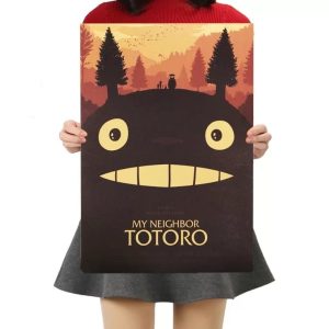 Totoro Ann Arbor - My Neighbor Totoro Classic Kraft Paper Poster-House Decor, My Neighbor Totoro, Other, Poster, Totoro Ann Arbor