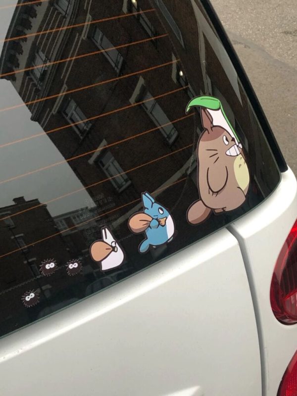 Mei My Neighbor Totoro - Totoro Family Parade Vinyl Waterproof Car Stickers-Accessories, House Decor, Mei My Neighbor Totoro, My Neighbor Totoro, Other, stickers