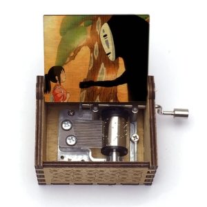 Cast Of Spirited Away - Spirited Away Wooden Music Box Vintage Style-Cast Of Spirited Away