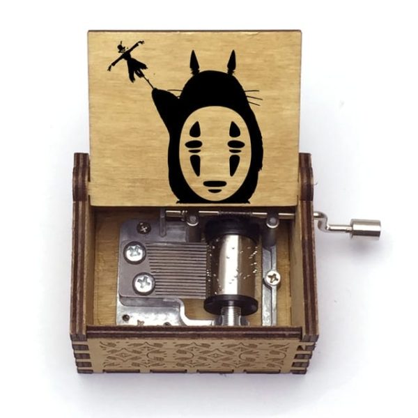 Cast Of Spirited Away - Spirited Away Wooden Music Box Vintage Style-Cast Of Spirited Away