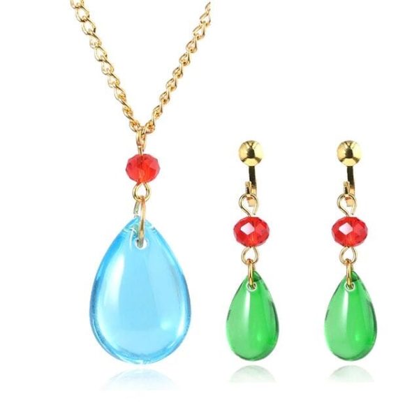 Howl's Moving Castle Showtimes - Howl’s Moving Castle Jewelry Set – Howl’s Earrings and Necklace-Accessories, Cosplay, Howl's Moving Castle, Howl's Moving Castle Showtimes, Other