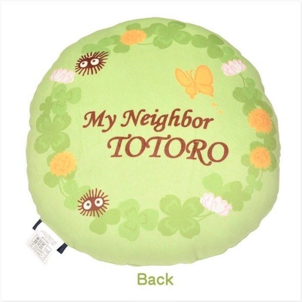 Totoro Cartoon Movie - My Neighbor Totoro Round Pillow Plush 35cm-House Decor, My Neighbor Totoro, Other, Plushies, Totoro Cartoon Movie