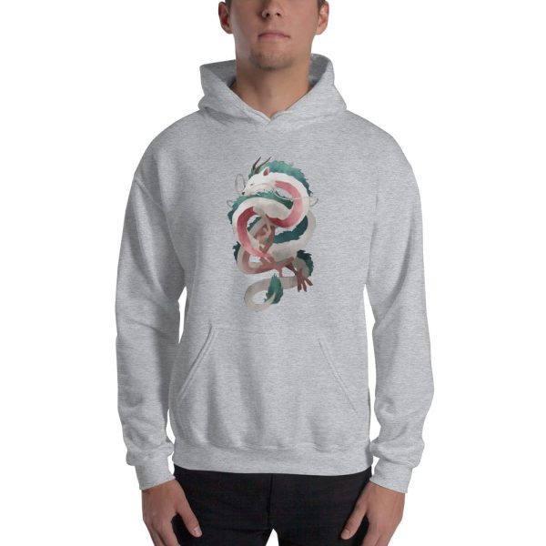 No Face Spirited Away - Spirited Away – Haku Dragon Hoodie Unisex-Apparel, Hoodie, No Face Spirited Away, Spirited Away