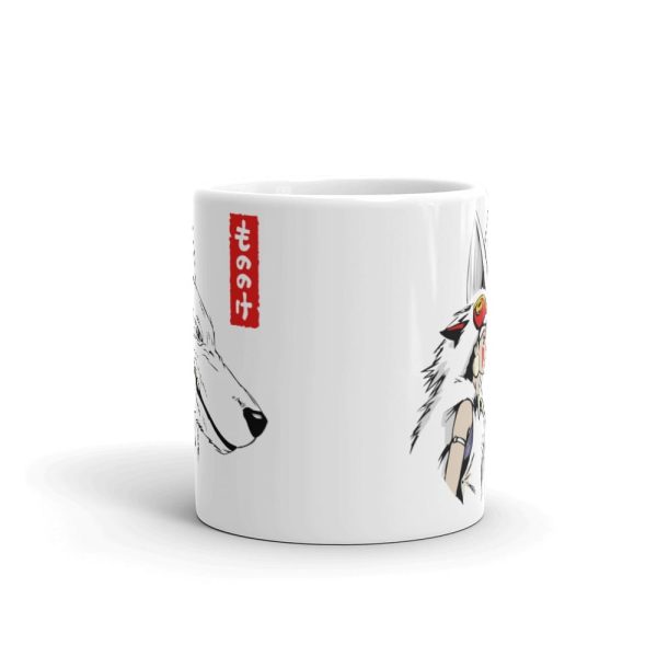 Princess Mononoke Actors - Princess Mononoke – San and The Wolf Mug-Accessories, House Decor, Mug, princess mononoke, Princess Mononoke Actors