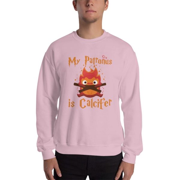 Howl's Moving Castle Rings - Howl’s Moving Castle – My Patronus is Calcifer Sweatshirt Unisex-Apparel, Howl's Moving Castle, Howl's Moving Castle Rings, Sweatshirt