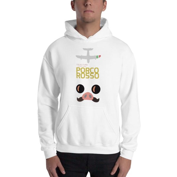 Porco Rosso Hoodie Unisex-Apparel, Hoodie, porco rosso