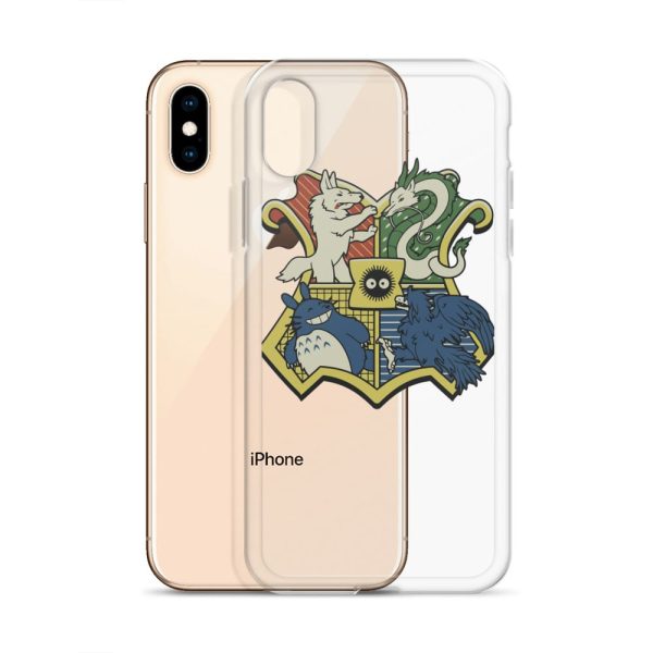 My Friend Totoro - Studio Ghibli Characters As Hogwarts House iPhone Case-Accessories, My Friend Totoro, My Neighbor Totoro, Phone Case, princess mononoke, Spirited Away