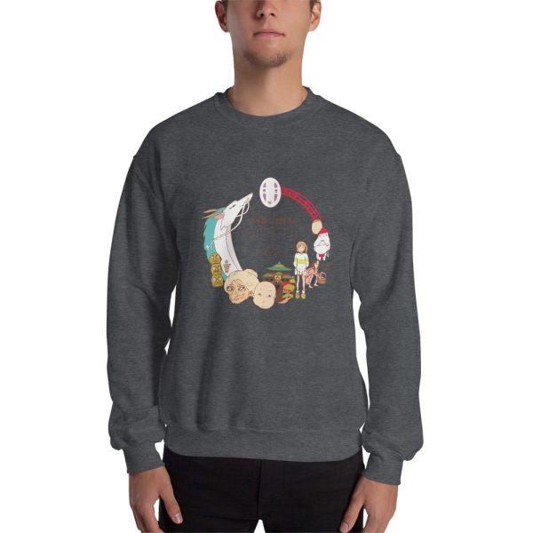 Spirited Away - Spirited Away Compilation Characters Sweatshirt Unisex-Apparel, Spirited Away, Sweatshirt