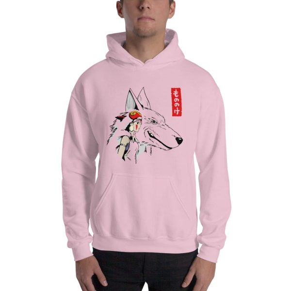 Princess Mononoke Mask - Princess Mononoke – San and The Wolf Hoodie Unisex-Apparel, Hoodie, princess mononoke, Princess Mononoke Mask