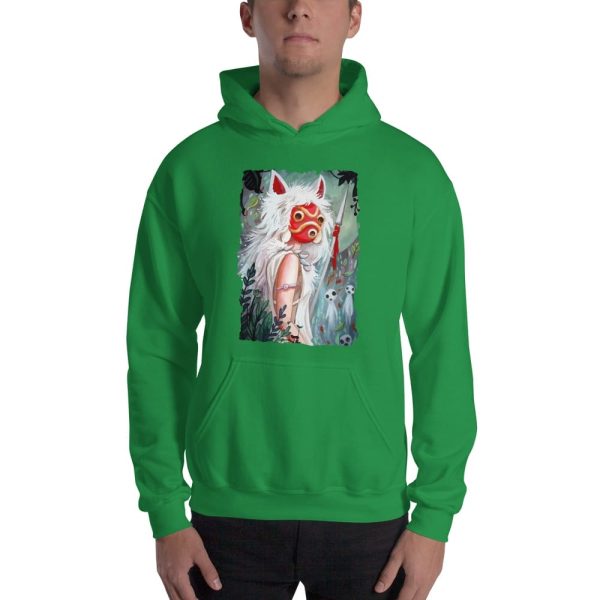 Princess Mononoke Ainu Influence - Princess Mononoke – Forest Guardian Hoodie Unisex-Apparel, Hoodie, princess mononoke, Princess Mononoke Ainu Influence