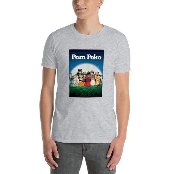 Pom Poko Poster T Shirt Unisex-Apparel, Tshirt