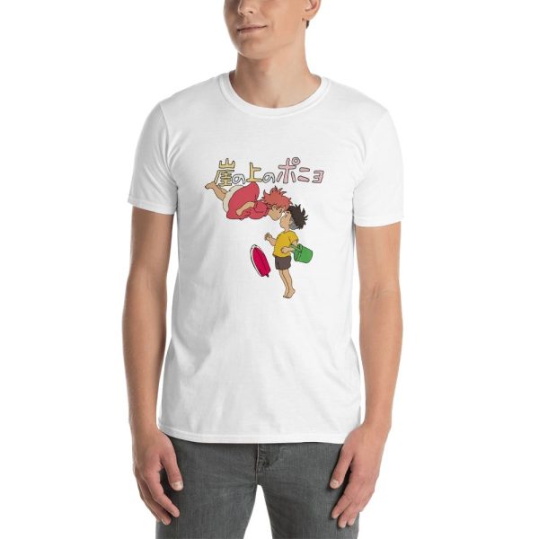 Studio Ghibli Ponyo - Ponyo on the Cliff by the Sea T Shirt Unisex-Apparel, ponyo, Studio Ghibli Ponyo