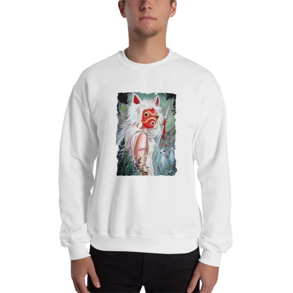 Princess Mononoke Poster - Princess Mononoke – Forest Guardian Sweatshirt Unisex-Apparel, princess mononoke, Princess Mononoke Poster, Sweatshirt