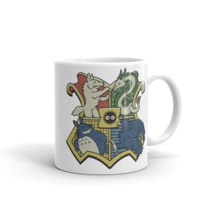 Totoro - Studio Ghibli Characters As Hogwarts House Mug-Accessories, Mug, My Neighbor Totoro, princess mononoke, Spirited Away, Totoro