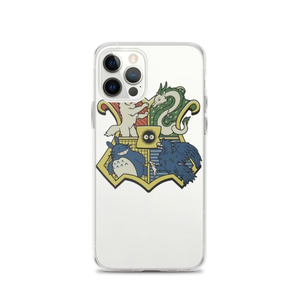 My Friend Totoro - Studio Ghibli Characters As Hogwarts House iPhone Case-Accessories, My Friend Totoro, My Neighbor Totoro, Phone Case, princess mononoke, Spirited Away