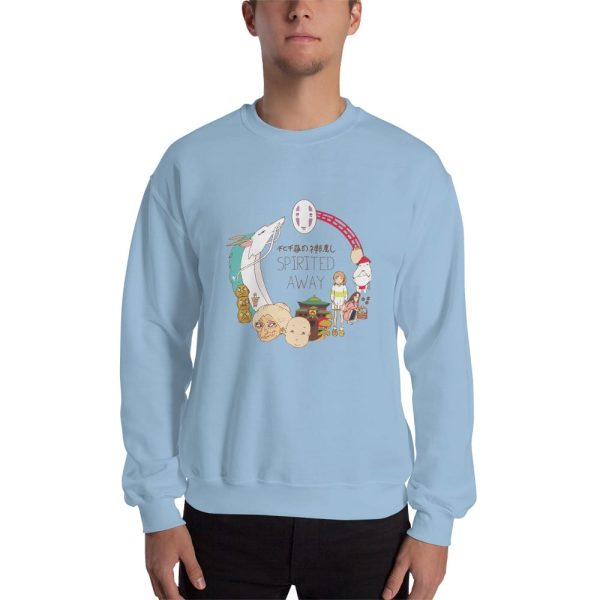 Spirited Away - Spirited Away Compilation Characters Sweatshirt Unisex-Apparel, Spirited Away, Sweatshirt