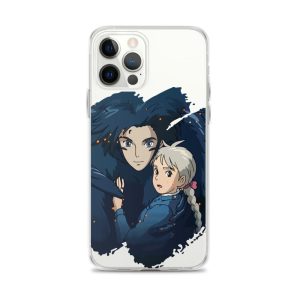 Howl's Moving Castle Poster - Howl and Sophie iPhone Case-Accessories, Howl's Moving Castle, Howl's Moving Castle Poster, Phone Case