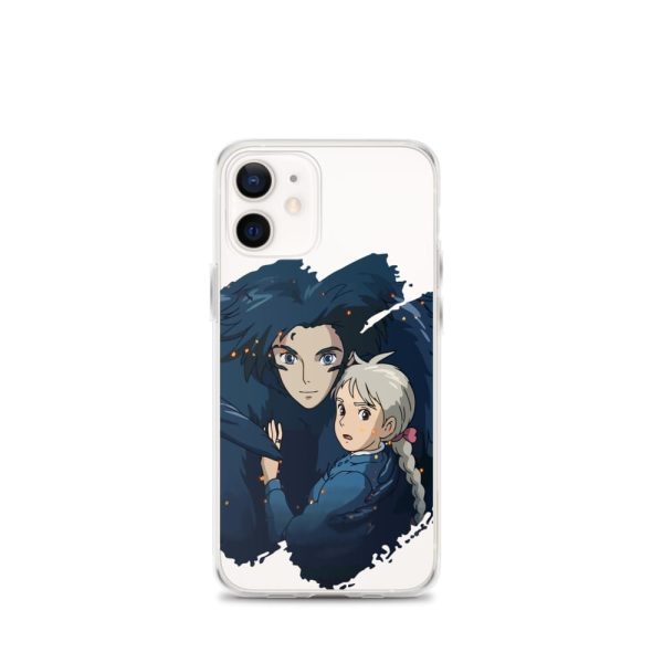 Howl's Moving Castle Poster - Howl and Sophie iPhone Case-Accessories, Howl's Moving Castle, Howl's Moving Castle Poster, Phone Case