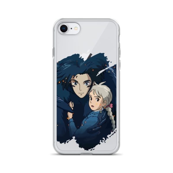 Howl's Moving Castle Poster - Howl and Sophie iPhone Case-Accessories, Howl's Moving Castle, Howl's Moving Castle Poster, Phone Case