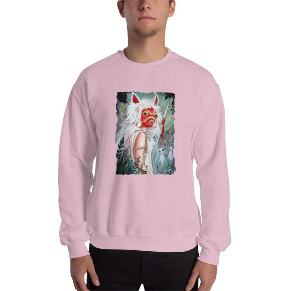 Princess Mononoke Poster - Princess Mononoke – Forest Guardian Sweatshirt Unisex-Apparel, princess mononoke, Princess Mononoke Poster, Sweatshirt