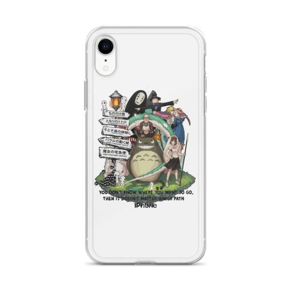 Studio Ghibli Hayao Miyazaki With His Arts iPhone Case-Accessories, Howl's Moving Castle, Phone Case, Spirited Away