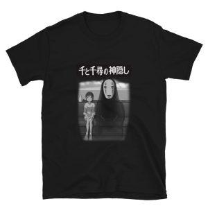 Spirited Away Director - Spirited Away – Chihiro and No Face on the Train T Shirt-Apparel, Spirited Away, Spirited Away Director, Tshirt