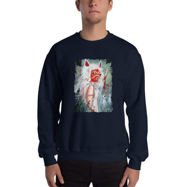 Princess Mononoke Poster - Princess Mononoke – Forest Guardian Sweatshirt Unisex-Apparel, princess mononoke, Princess Mononoke Poster, Sweatshirt