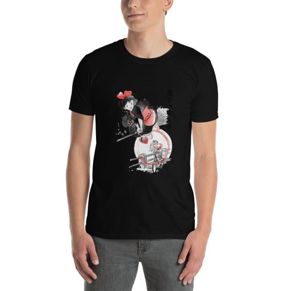 Figures Set Ghibli Ga Ippai Yubin Ningyou Kiki's Delivery Service - Kiki’s Delivery Service – Kiki & Tombo T-Shirt-Apparel, Figures Set Ghibli Ga Ippai Yubin Ningyou Kiki's Delivery Service, Kiki's Delivery Service, Tshirt